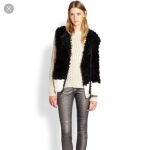 Marc by Marc Jacobs Rabbit Fur Vest